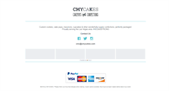 Desktop Screenshot of cmycakes.com
